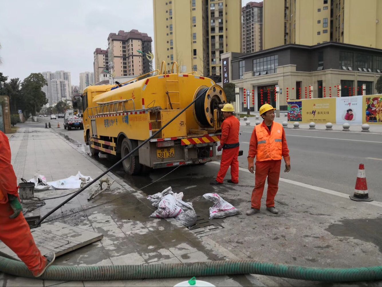 永平排污管道清淤-管道清洗